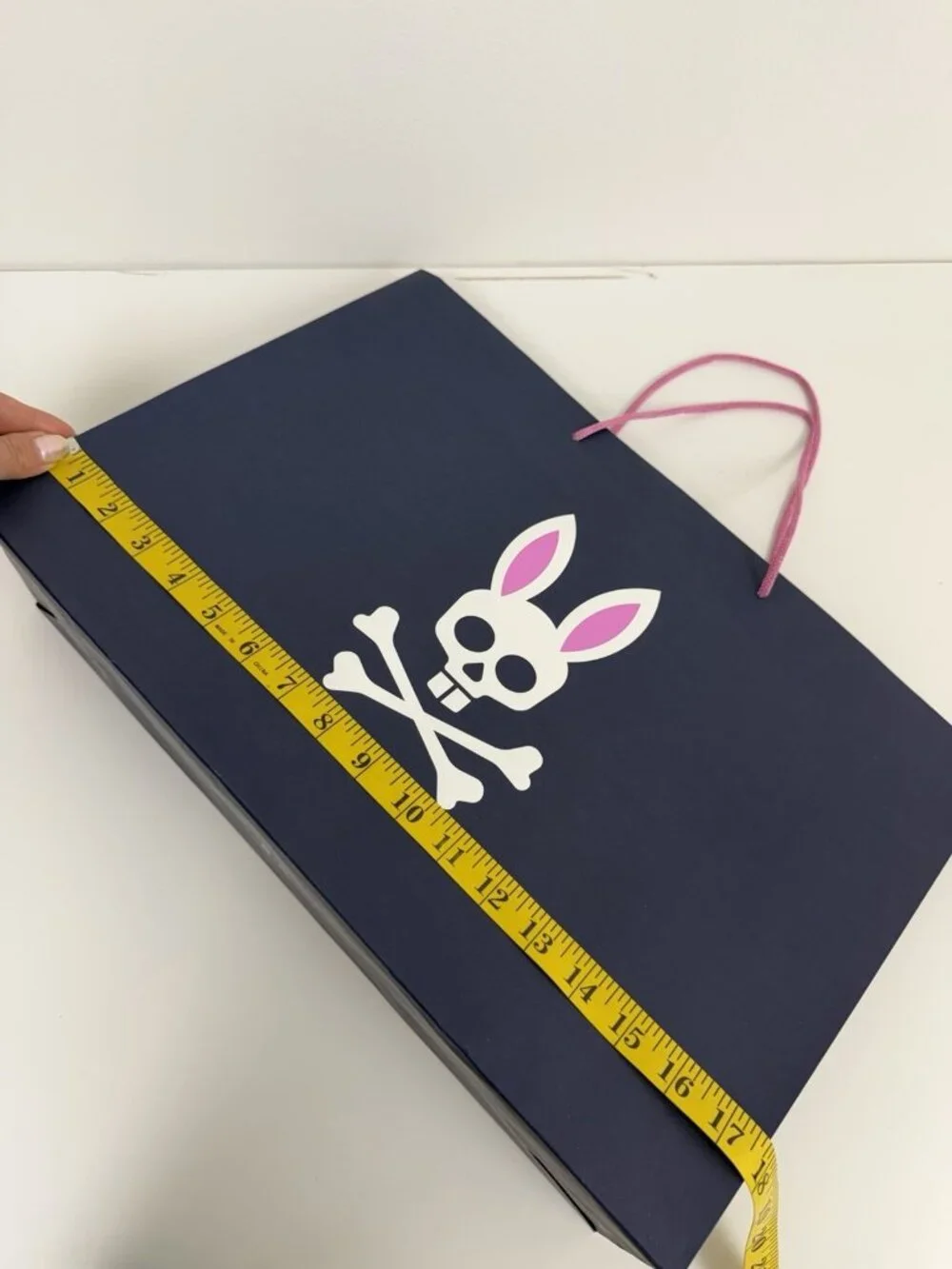 Psycho Bunny Paper Shopping Gift Bag With Tissue Paper 17.5